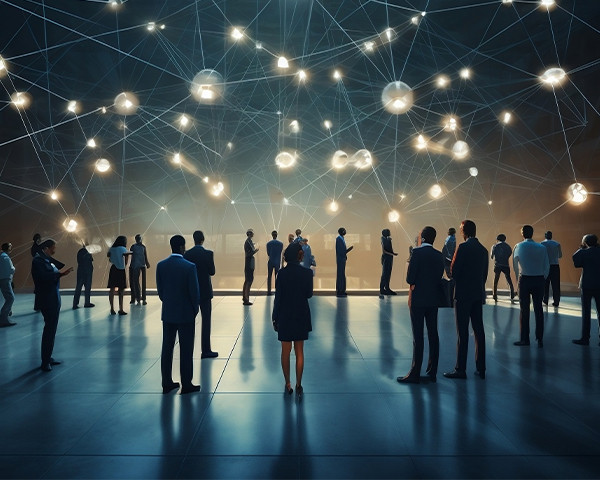 people network abstract 