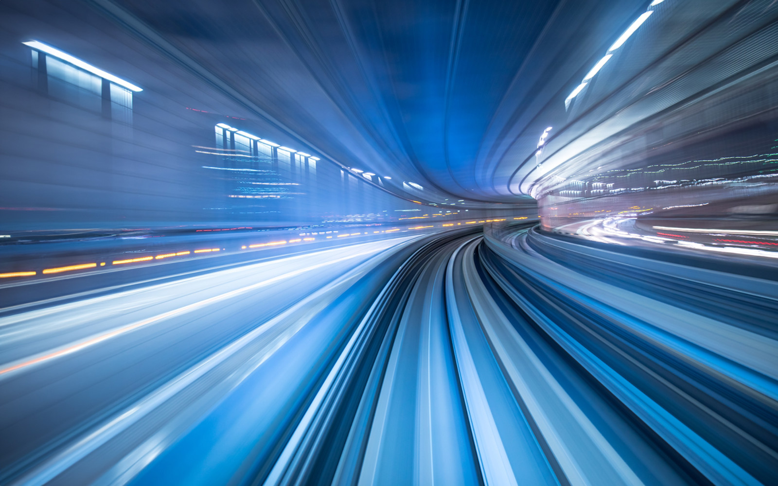 a high speed view of road