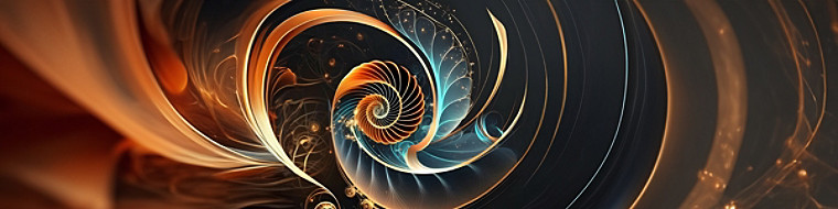 A brown color spiral structure