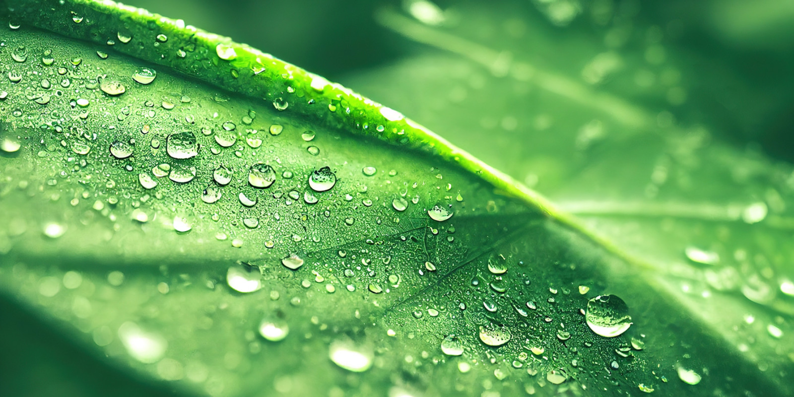 Green leaf background close up view. Nature foliage abstract of leave texture for showing concept of green business and ecology for organic greenery and natural product background. . Generative AI