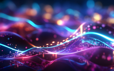 electric waves in diff colors
