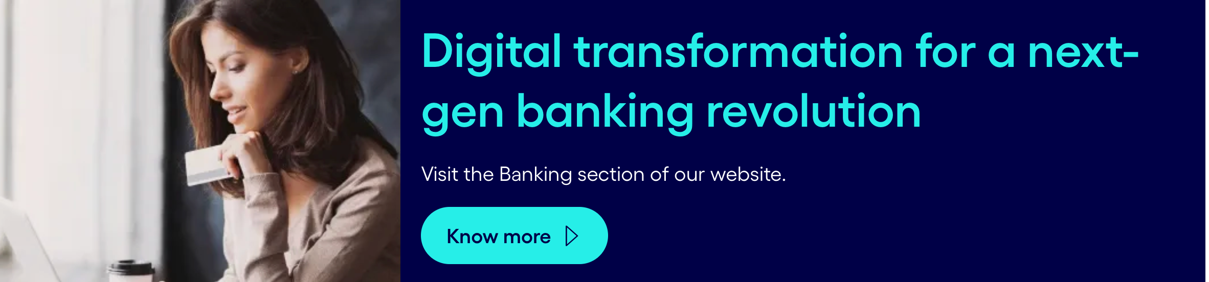 woman banking