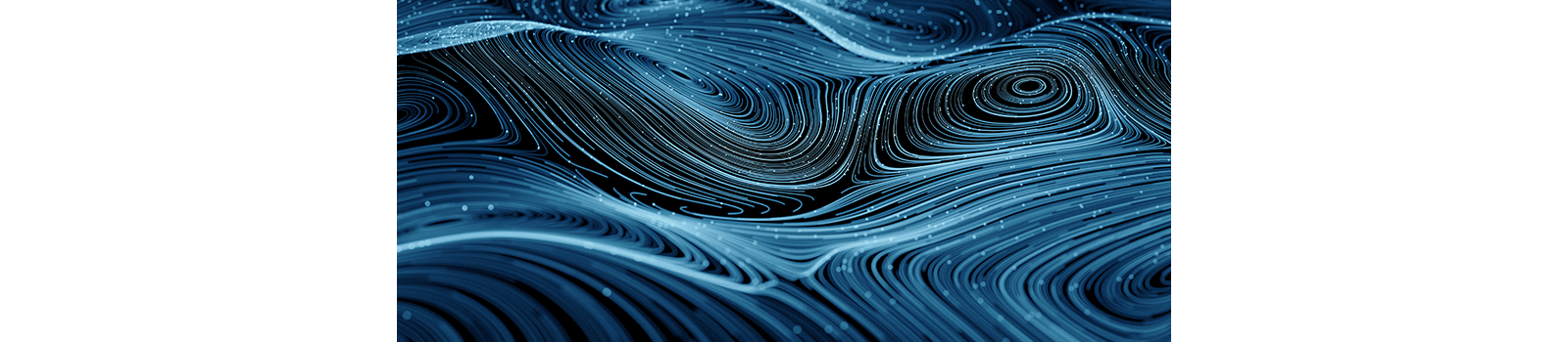 blue technology waves
