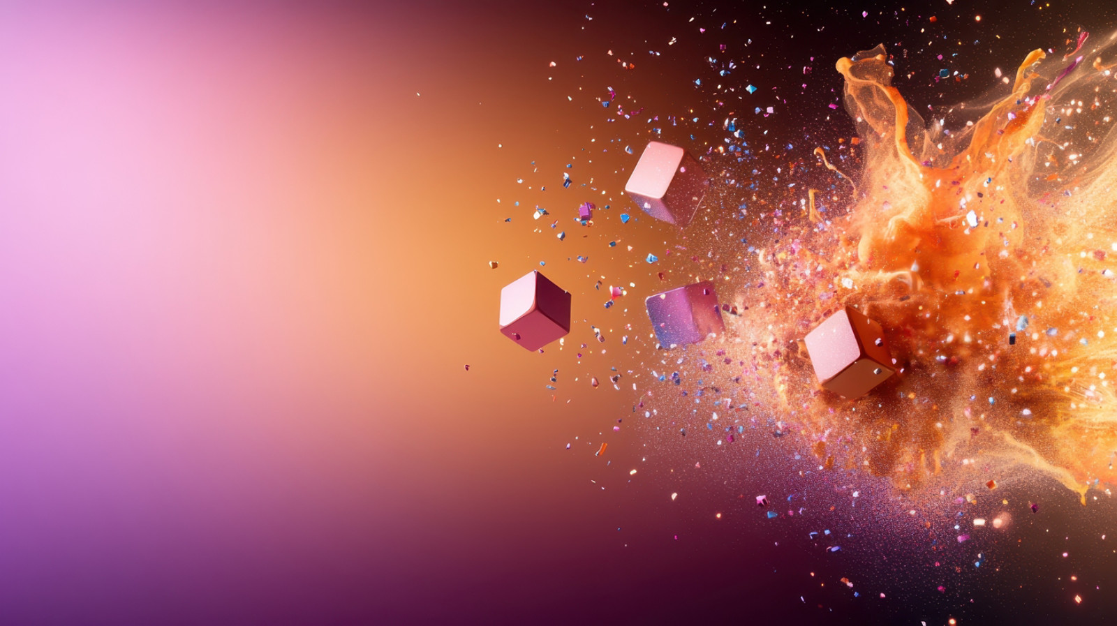 Three cubes 