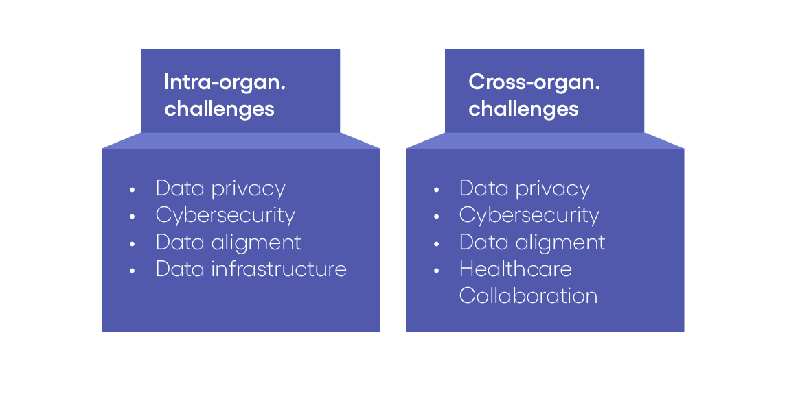 Inter- and Cross organisation challenging aspects grafic