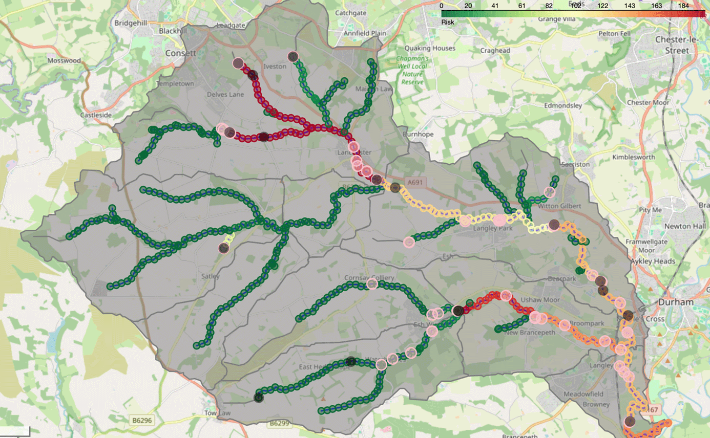 map of rivers
