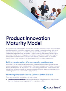 Product Innovation Maturity Model