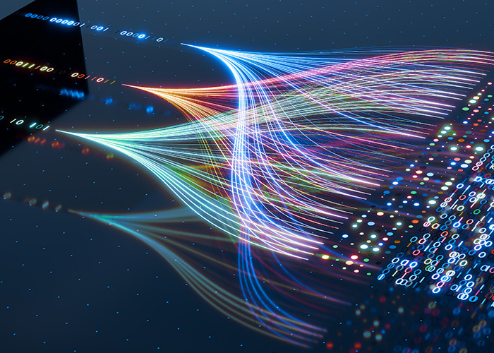 An abstract image showing implementation lifecycle with AI accelerator layer shown above it