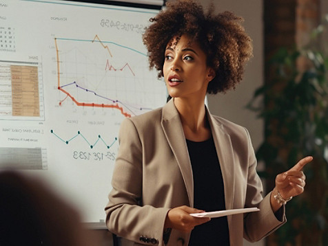 A conceptual image depicting the data transmission