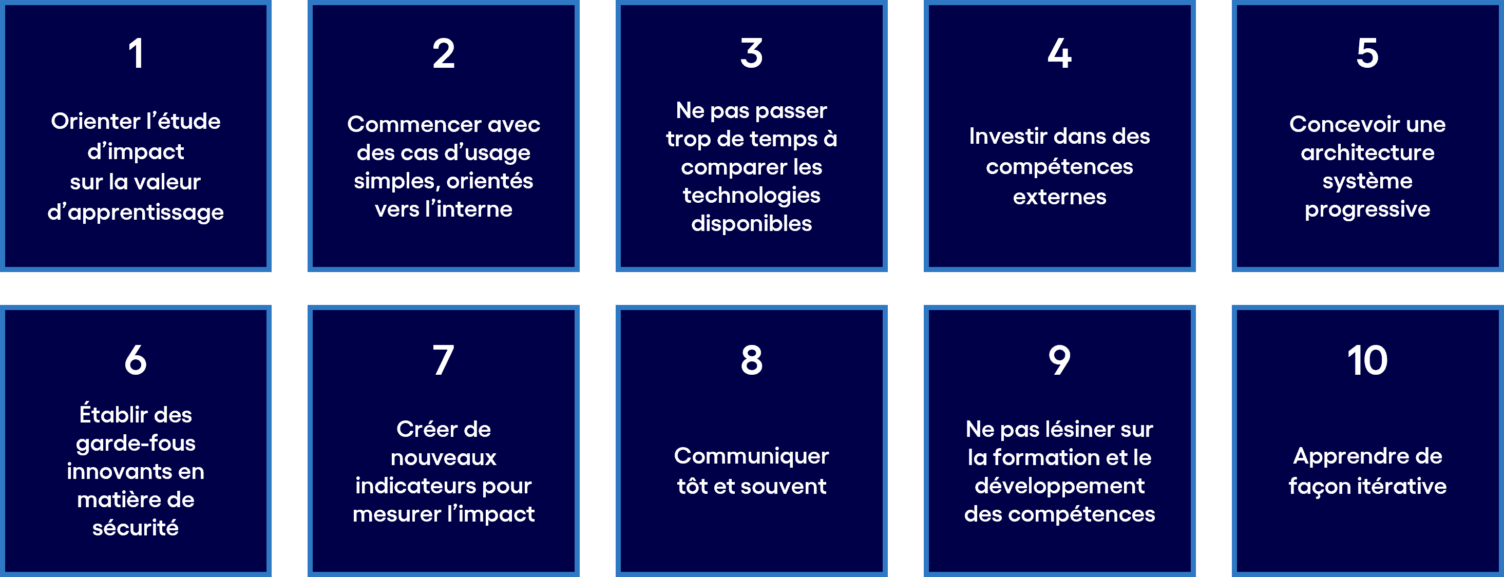 10 conseils pour déployer l'IA générative