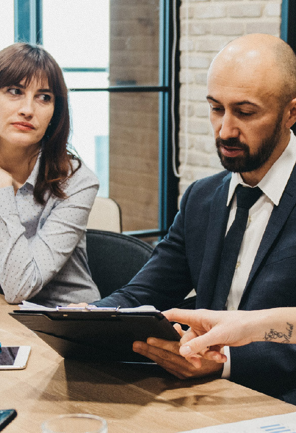 business people in meeting room