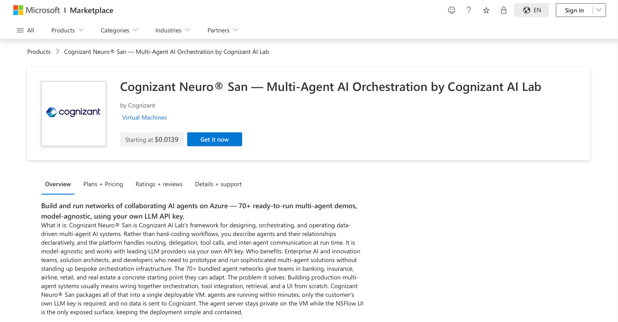 Azure Marketplace