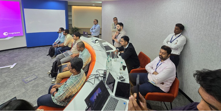 People sitting with computers