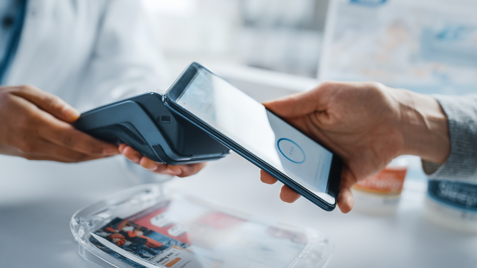 Mobiles Zahlungsgerät und Telefon zum Bezahlen