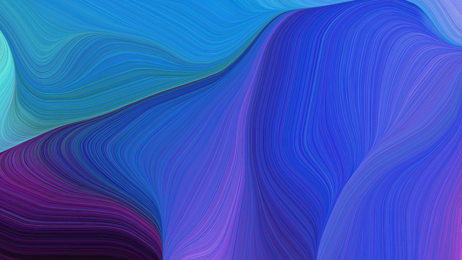Colorful wave block