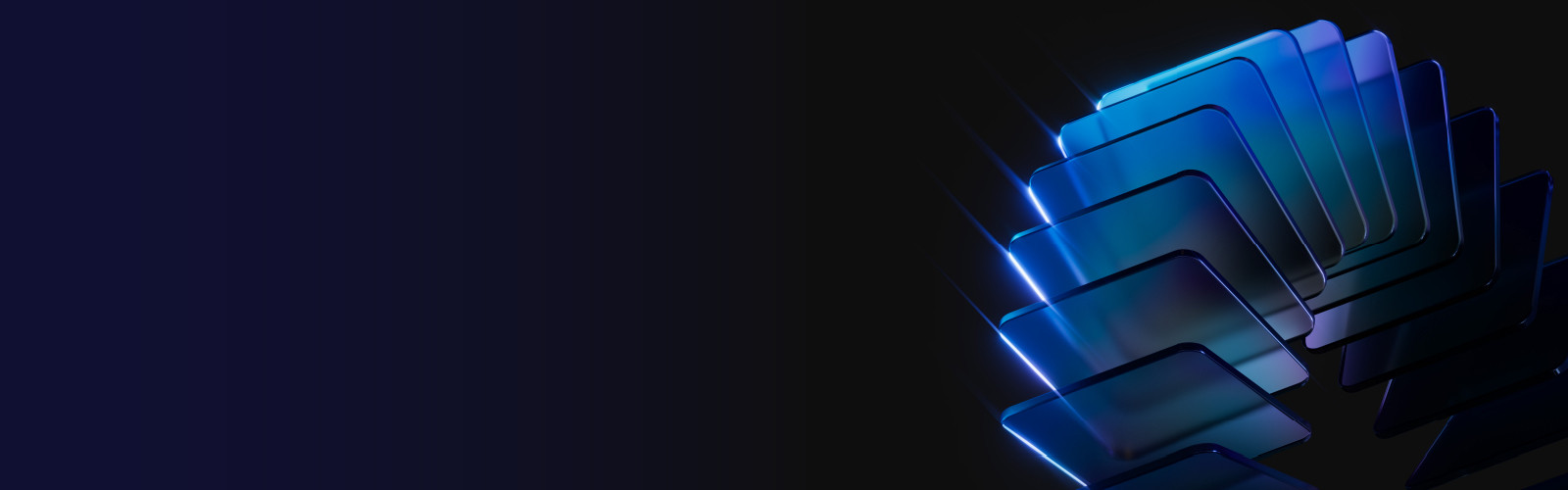 Black background with abstract design 