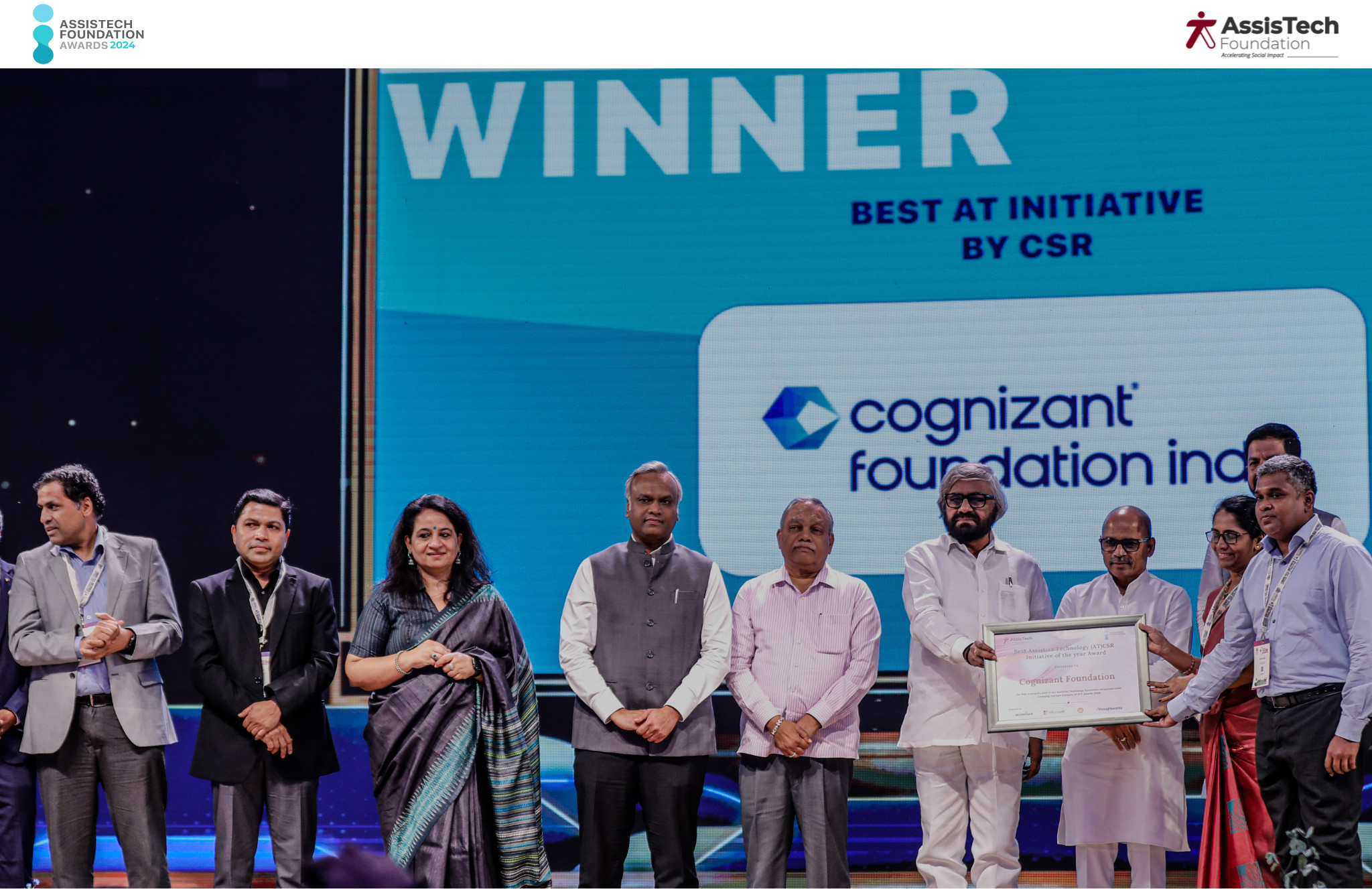 the Best Assistive Technology (AT) CSR Initiative (ENABLER category) of the Year Award! of AssisTech Foundation (ATF) Awards 2024