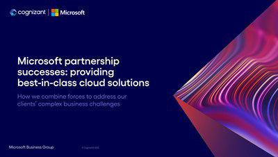 Cognizant Microsoft partnership success story