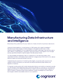 Couverture de la brochure sur l'infrastructure et l'intelligence des données
