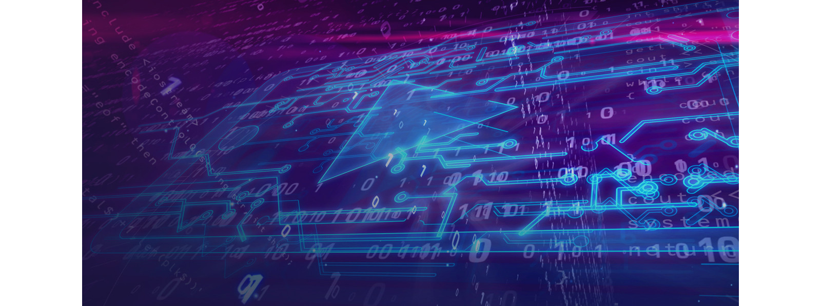 Digital network connection abstract image