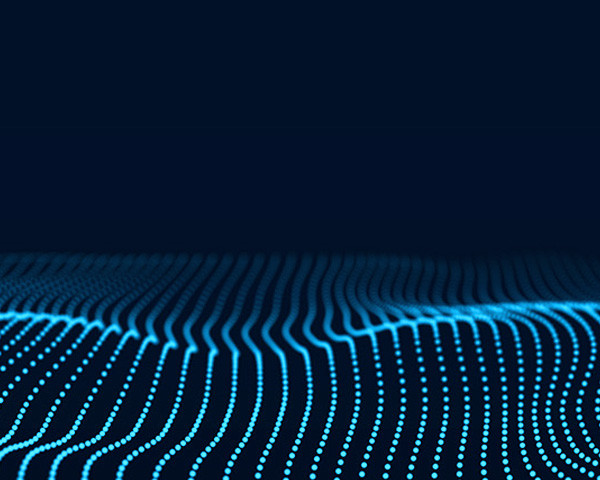 A wave represented by a dotted line