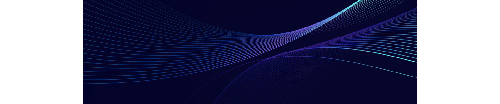 An abstract image of blue colored waves against a black background