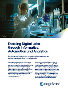 portada de un documento sobre soluciones de laboratorio digital