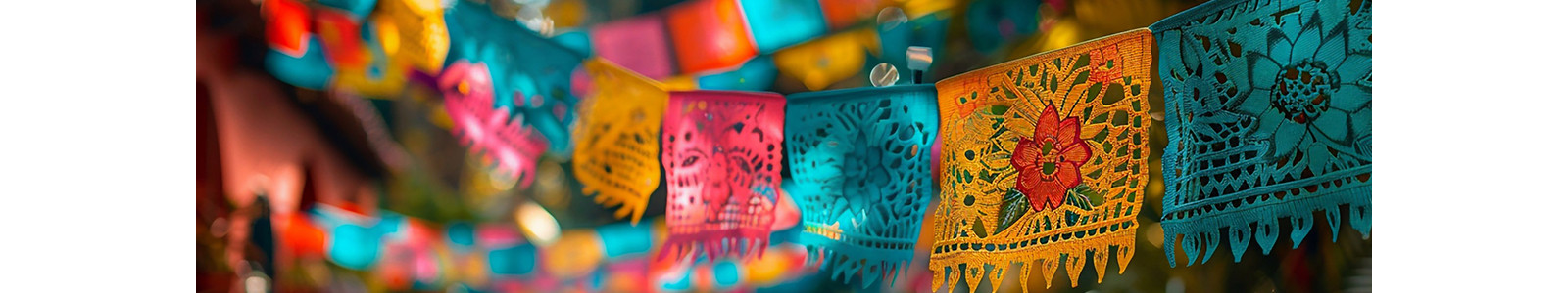 colourful hanging clothes