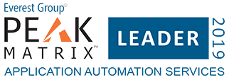 Logo des Application Automation Services Summit der Everest Group im Jahr 2019