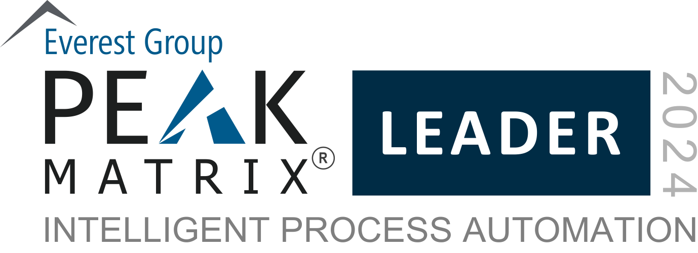everest group peak matrix for intelligent process automation ipa providers 2024 badge