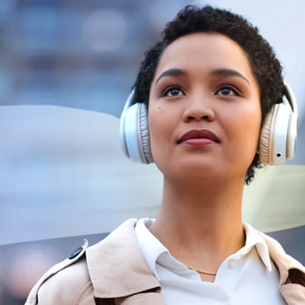 forme abstraite violette et bleue