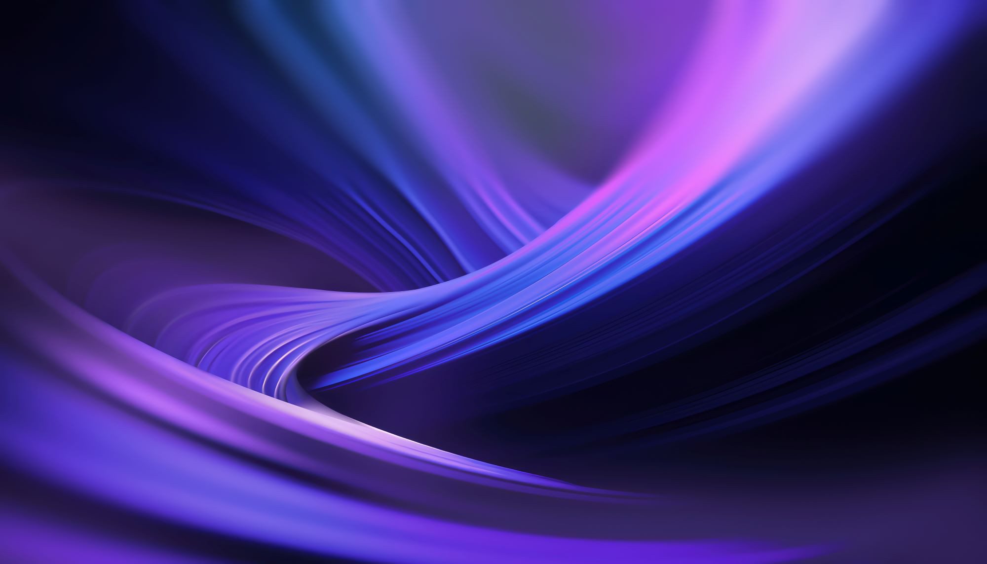 forme abstraite violette et bleue