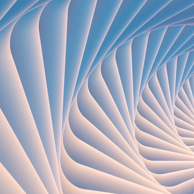 una imagen abstracta de espiral