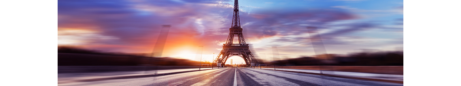 Sunrise in Paris, with Eiffel Tower