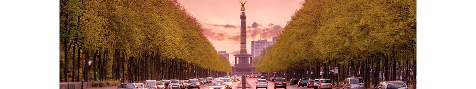 View of german street with cars