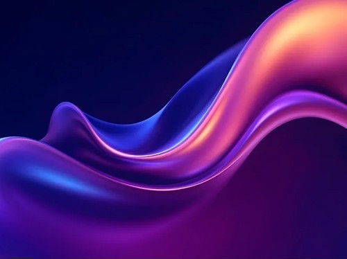 Abstract image of colorful waves