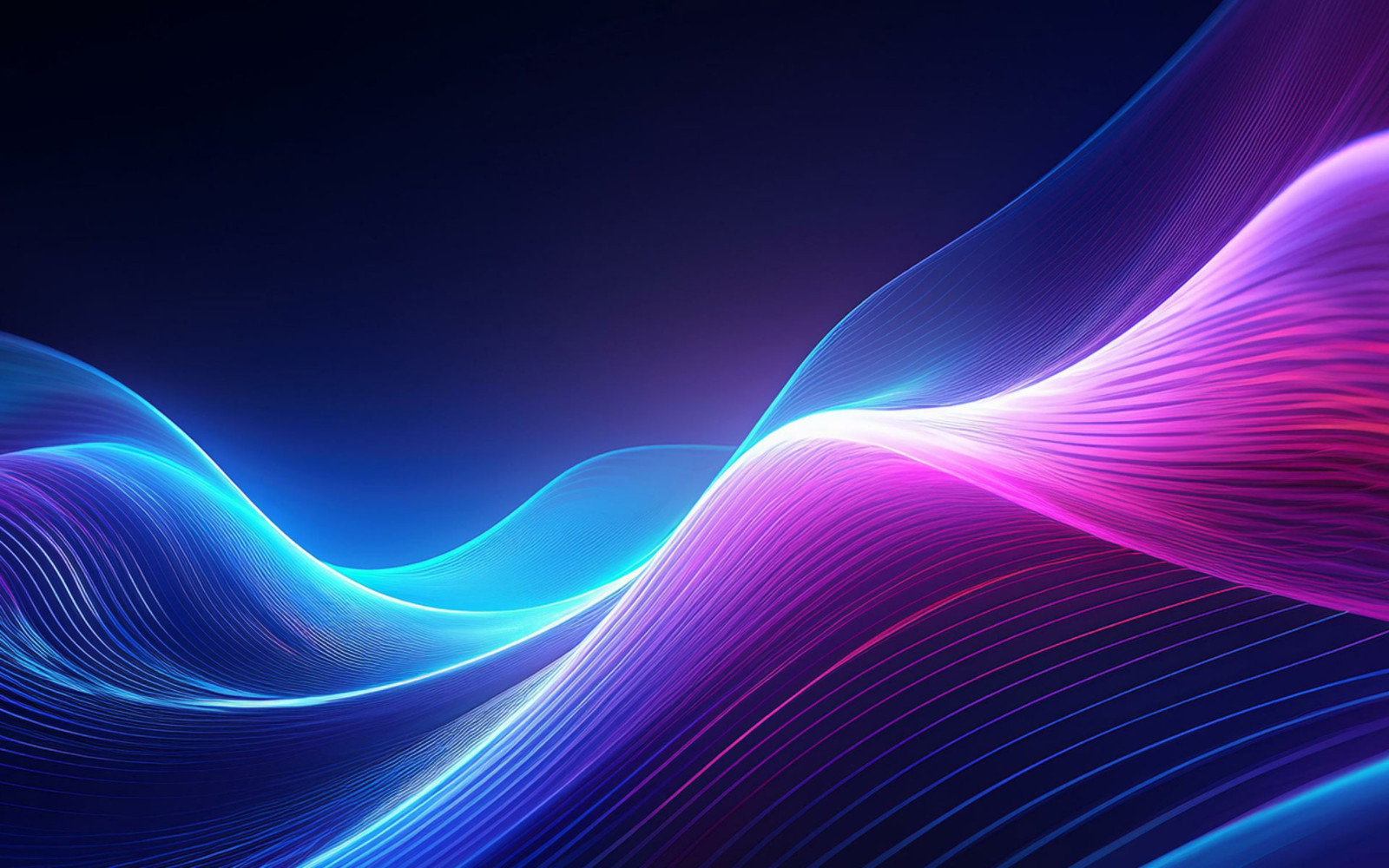 Abstract image of blue waves