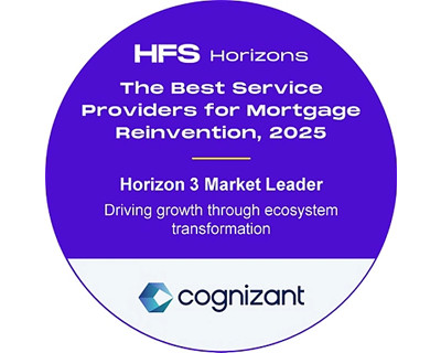 Cognizant has been rated a Horizon 3 Market Leader by HFS Research in its report “The Best Service Providers for Mortgage Reinvention 2025” Badge