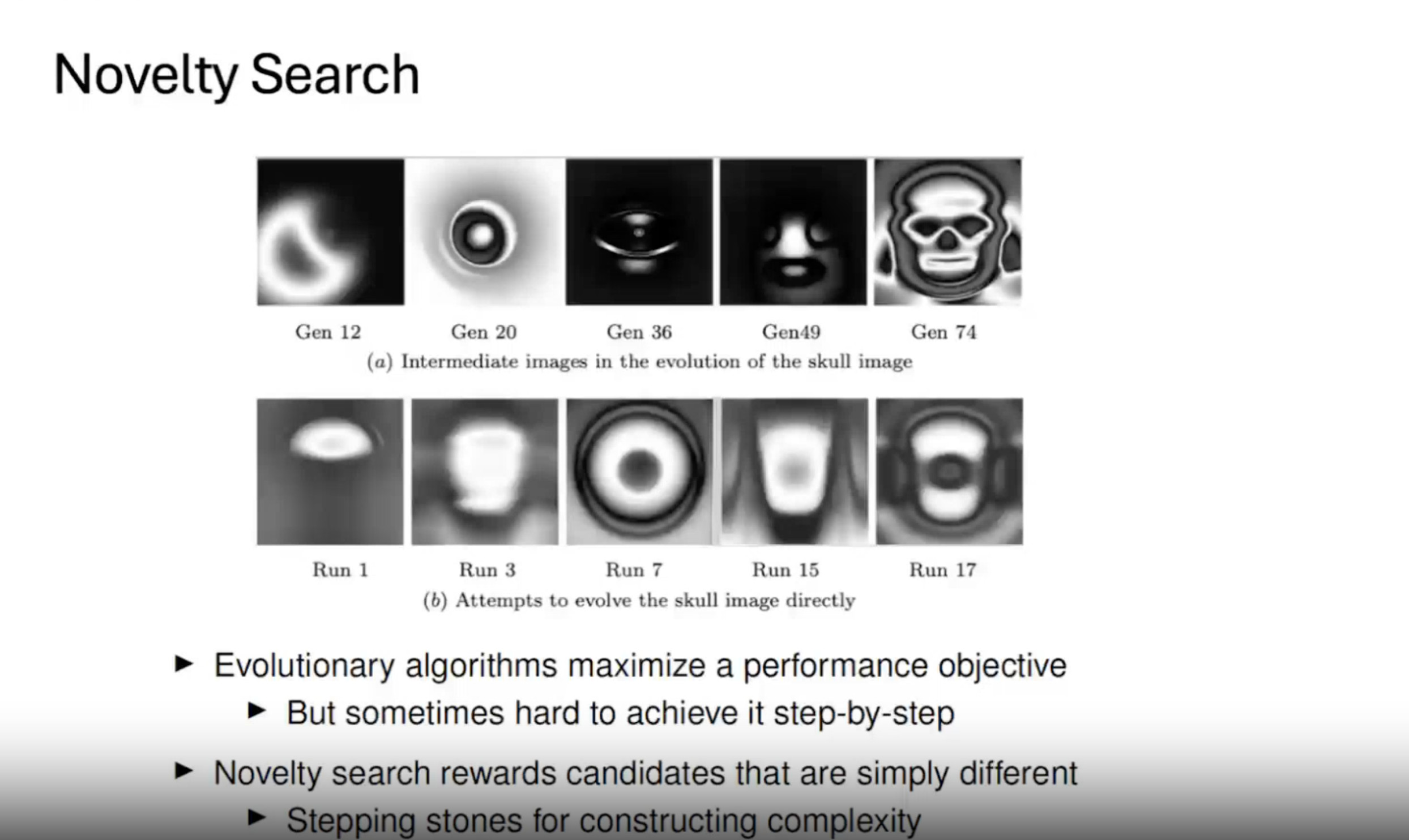 neuroevolution-novelty search