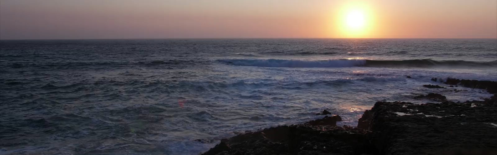 sunset at a beach