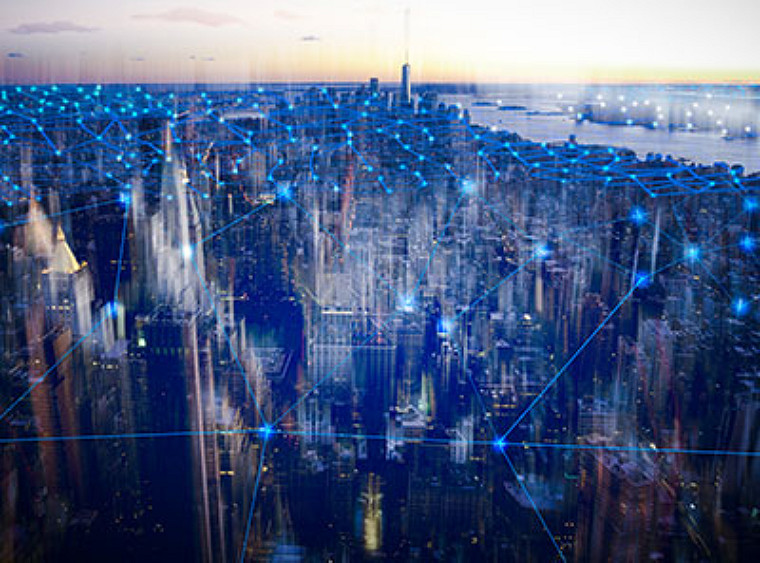 Digitales Stadtbild
