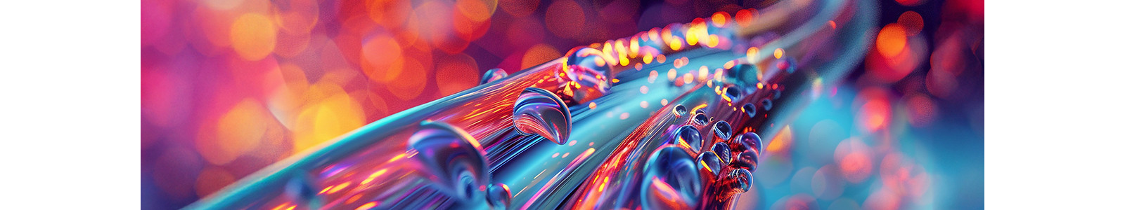 A vibrant abstract flowing tube-like image, glowing highlights with translucent horns coming out.