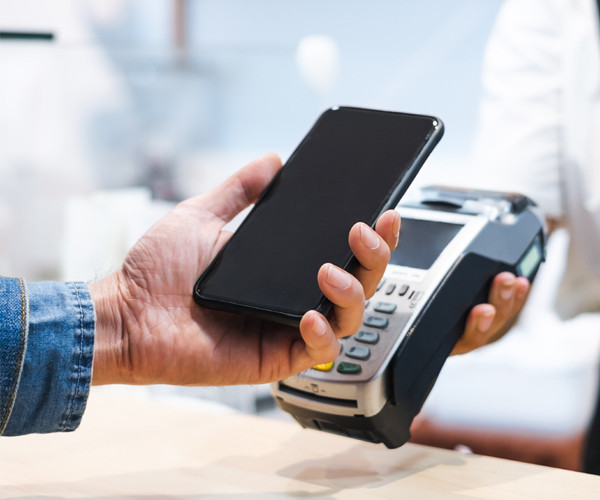 paying through mobile using NFC method