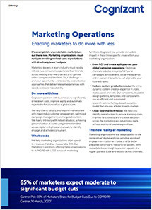 Marketing operations