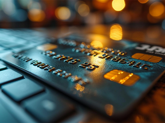 A Mastercard and Visa card.