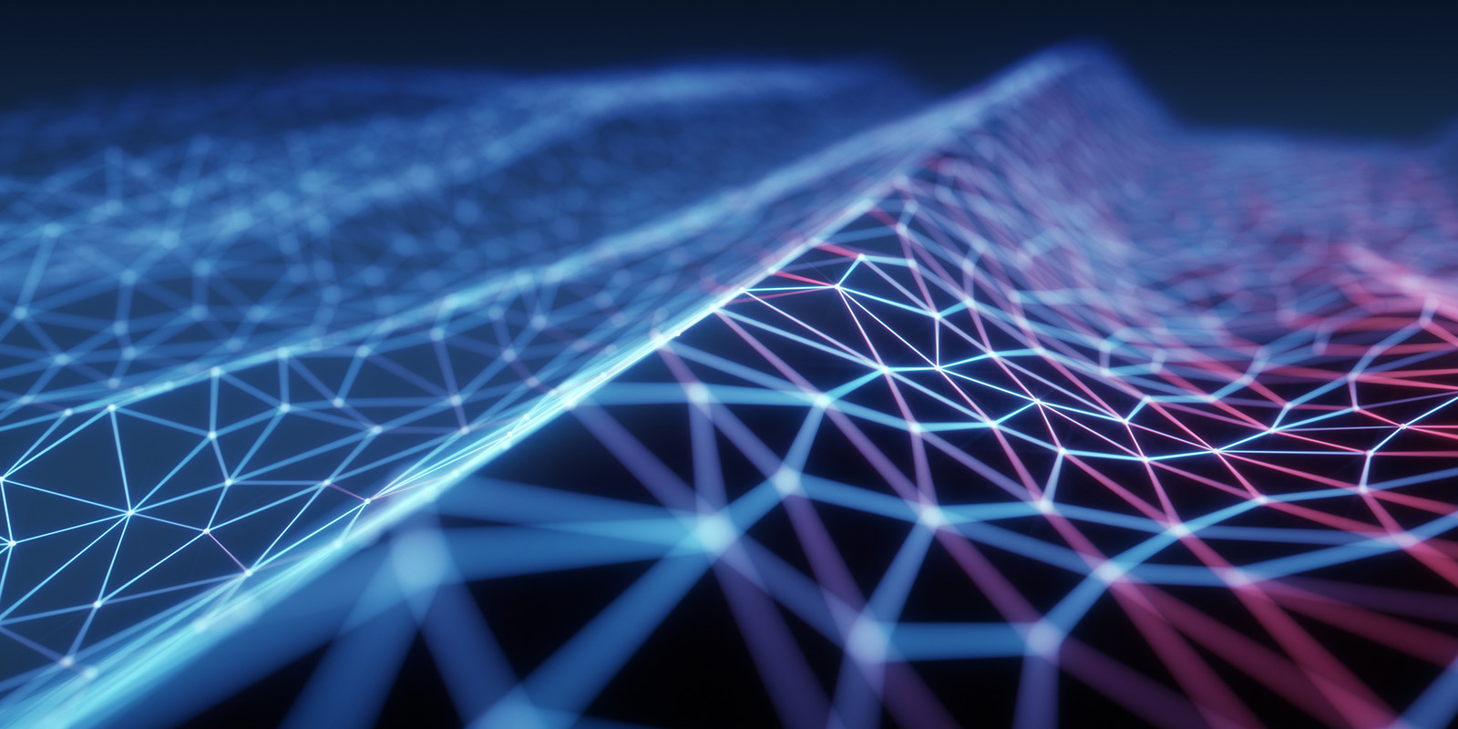 Abstract background featuring a network of interconnected lines