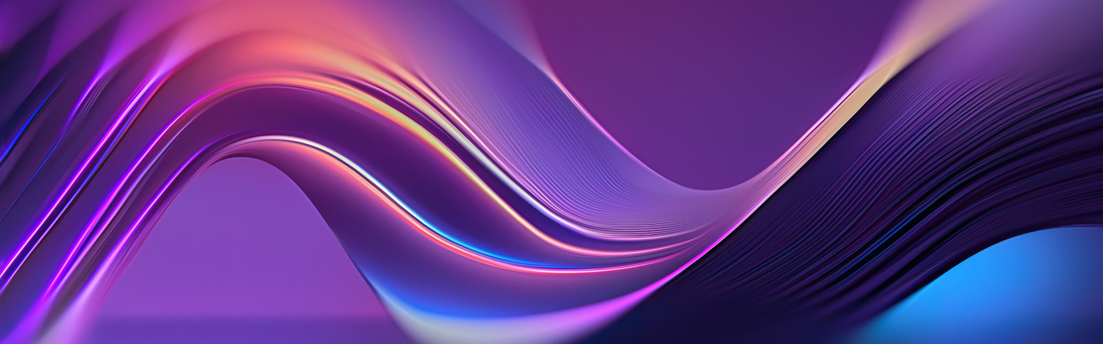 Abstract purple wave background.