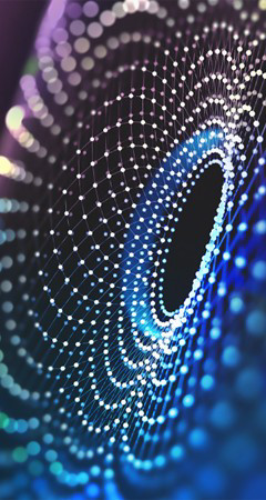 Electrician working on a panel