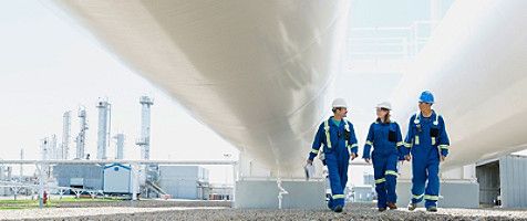 workers on a plant