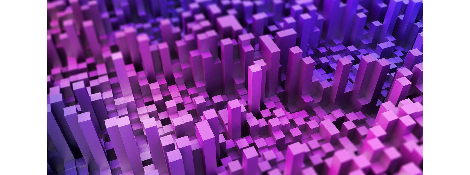 3d pink and blue cubes